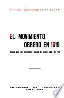 El movimiento obrero en 1919