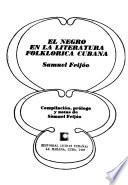 El Negro en la literatura folklórica cubana