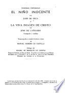 El niño inocente de Lope de Vega y La viva imagen de Cristo de Jose de Cañizares ...
