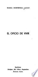 El oficio de vivir