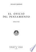 El oficio del pensamiento