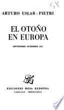 El otoño en Europa