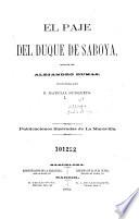 El paje del duque de Saboya