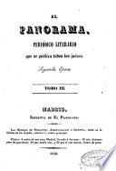 El panorama, periódico literario que se publica todos los juéves