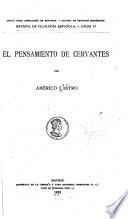 El pensamiento de Cervantes
