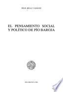 El pensamiento social y político de Pío Baroja