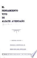 El pensamiento vivo de Alzate Avendaño