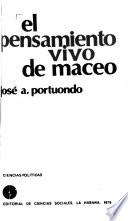 El pensamiento vivo de Maceo