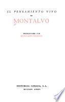 El pensamiento vivo de Montalvo