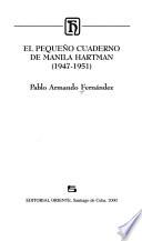 El pequeño cuaderno de Manila Hartman, 1947-1951