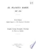 El planeta Marte, 1907-1956