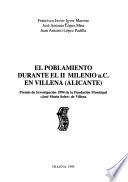 El poblamiento durante el II milenio a.C. en Villena, Alicante