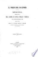 El poder civil en España