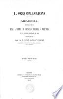 El poder civil en España