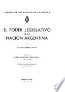 El poder legislativo de la nación argentina