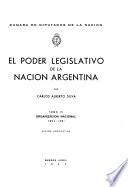 El poder legislativo de la nación argentina