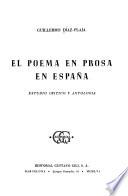 El poema en prosa en España