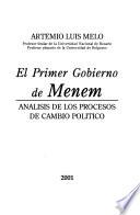El primer gobierno de Menem