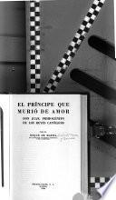 El príncipe que murió de amor