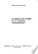 El problema del hombre en la filosofía contemporánea