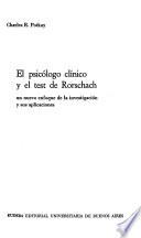 El psicólogo clínico y el test de Rorschach