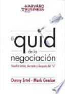 El quid de la negociación