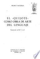 El Quijote como obra de arte del lenguaje