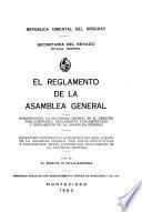 El reglamento de la Asamblea General