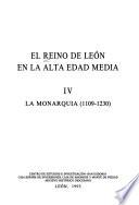 El Reino de León en la Alta Edad Media: La monarquía (1109-1230)