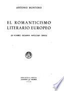 El romanticismo literario europeo