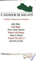 El Salvador de 1840 a 1935