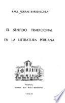 El sentido tradicional en la literatura peruana