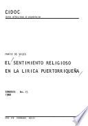 El sentimiento religioso en la lírica puertorriqueña
