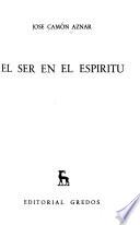 El ser en el espiritu