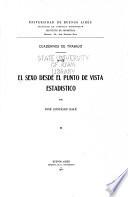 El sexo desde el punto de vista estadístico