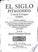 El Siglo Pitagorico, y vida de Don Gregorio Guadaña