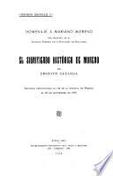 El significado histórico de Moreno