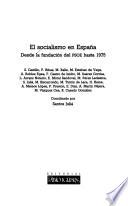 El Socialismo en España
