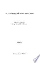El teatro español del siglo XVIII