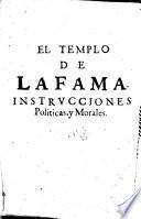 El Templo de la fama, con instrucciones politicas y morales