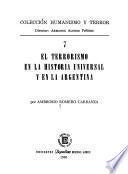 El terrorismo en la historia universal y en la Argentina