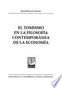 El tomismo en la filosofía contemporánea de la economía