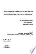 El tratamiento de los residuos sólidos urbanos en localidades de la provincia de Buenos Aires