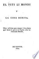 El tuti li mondi y la cosa bonita