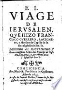 El viage de Jerusalem