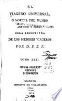El viagero universal; ó, Noticia del mundo antiguo y moderno