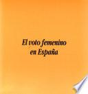 El voto femenino en España