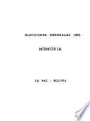 Elecciones generales 1993