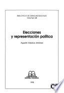 Elecciones y representación política