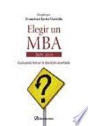 Elegir un MBA